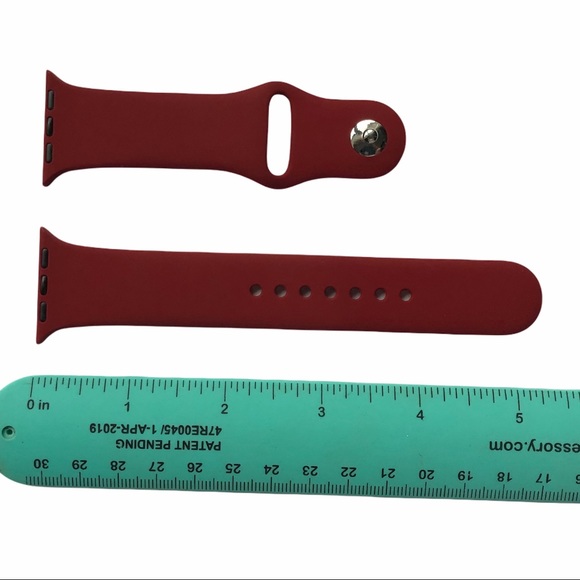 5/$20 NEW MAROON Silicone Sport Band Apple Watch 38/40/41mm M/L - Picture 3 of 7